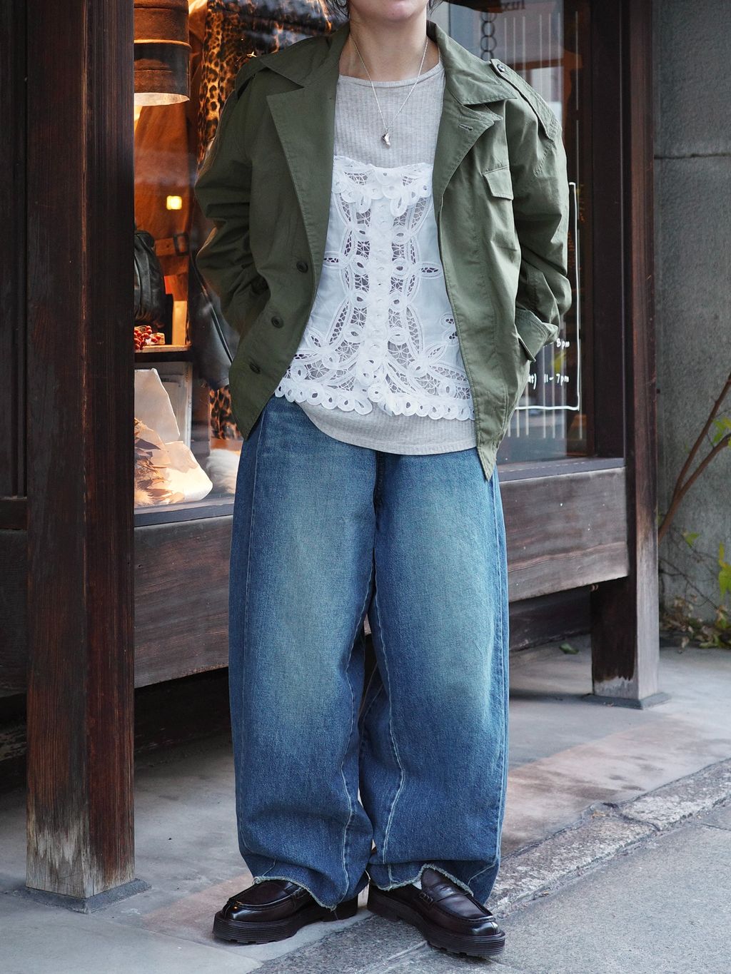 ジャーナルスタンダードラックス　スウィッチデニムパンツ　M 新品 追加4》11OZデニム スウィッチパンツ（デニムパンツ・ジーンズ