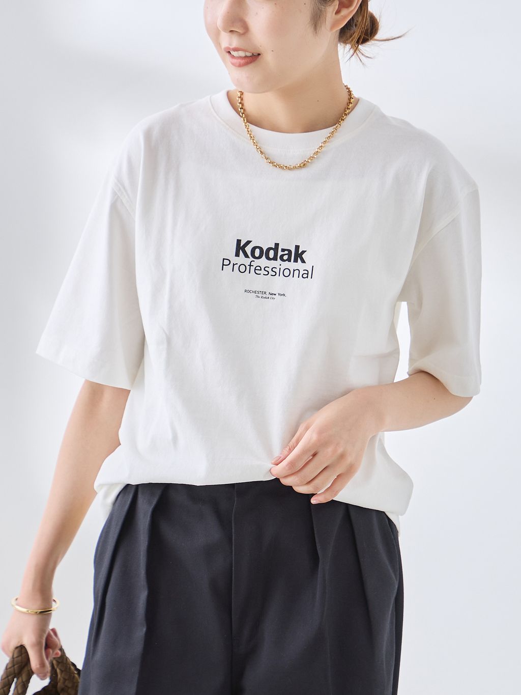 JANE SMITH*DICKIES*L'ESSAGE】別注 2タックBIGパンツのコーディネート