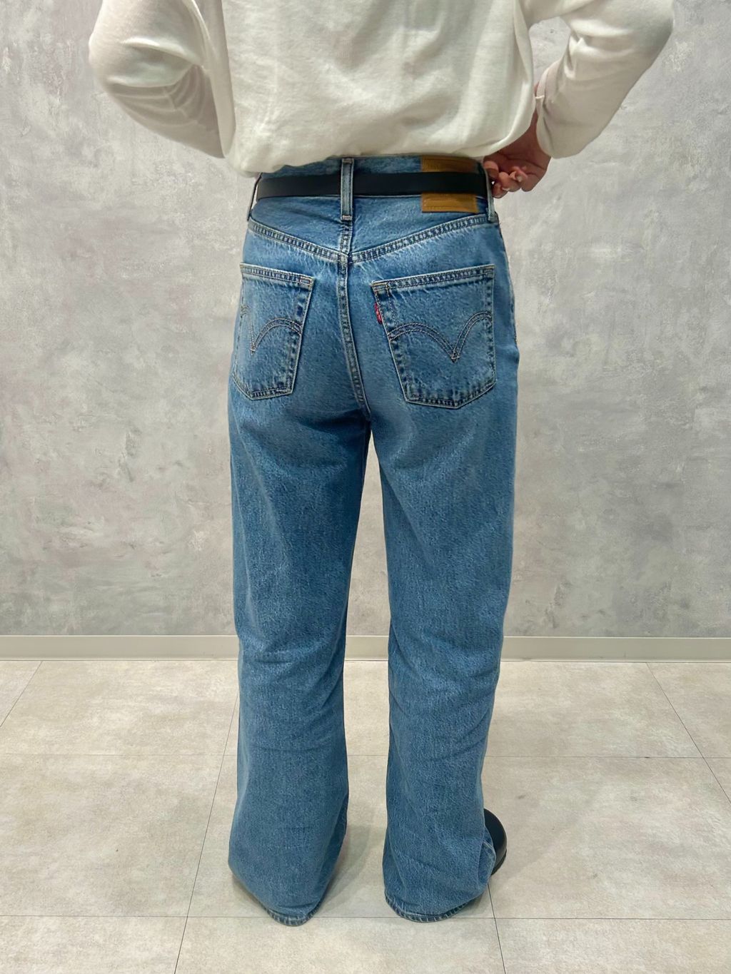 26SS新作］別注【LEVI'S】COLLARLESS XL TRUCKER：デニムジャケットの