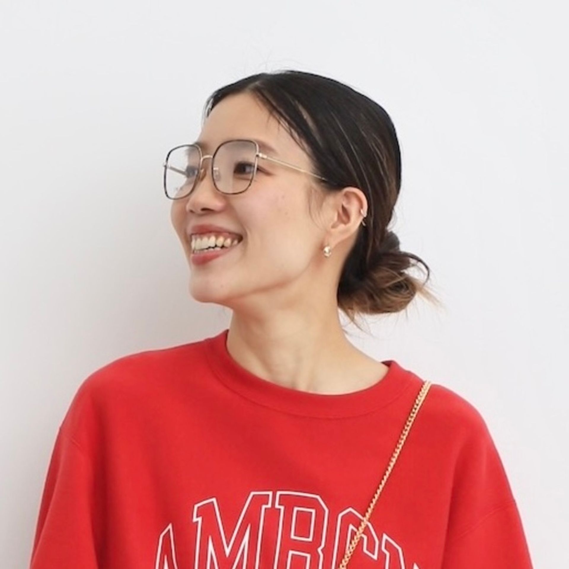 GOOD GRIEF!/グッドグリーフ】 HENLEY RIB KNIT TOPのコーディネート
