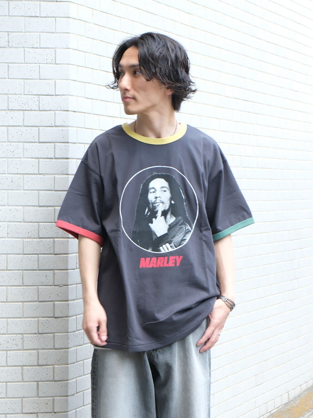 Bob Marley / ボブ・マーリー プリント Tシャツのコーディネート