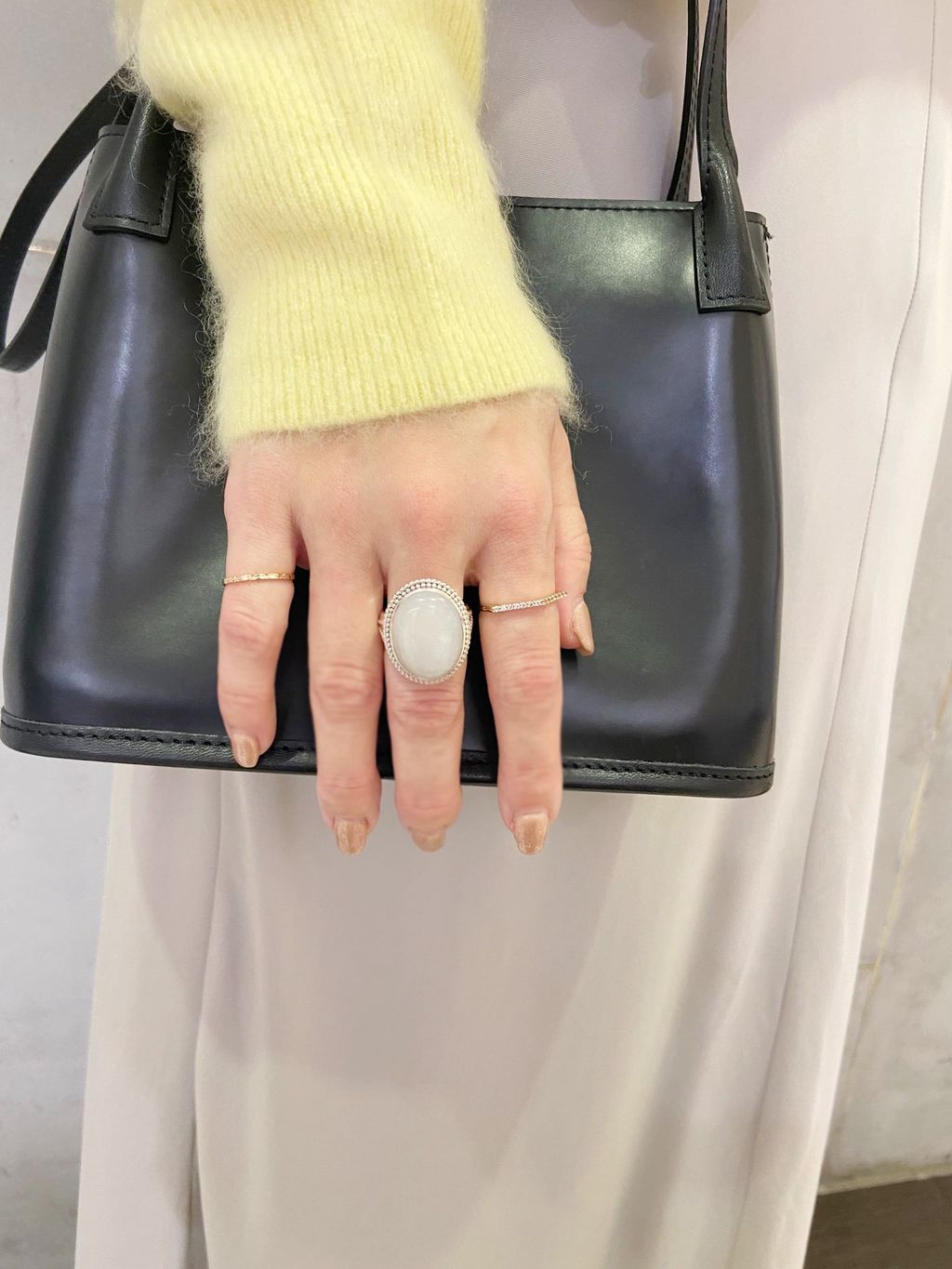 スライスオニキスダイヤネックレス K10のコーディネートスナップ