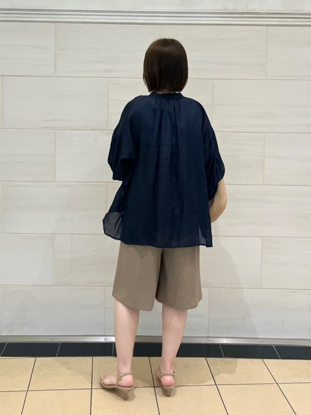 ラミースキッパーシャツのコーディネートスナップ（chihiro）｜SLOBE
