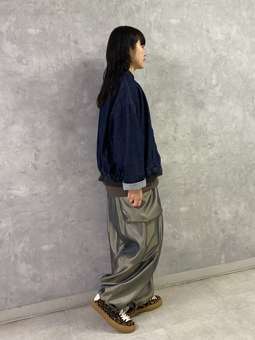 10OZデニム イージーブルゾンのコーディネートスナップ（A.S