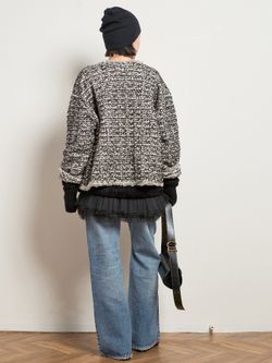 ARCHIVE STANCE/アーカイブスタンス】別注no-collar knit Jacketの