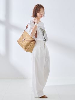 予約》A VACATION/ア バケーション JIJI COGNAC ZEBRA バッグの