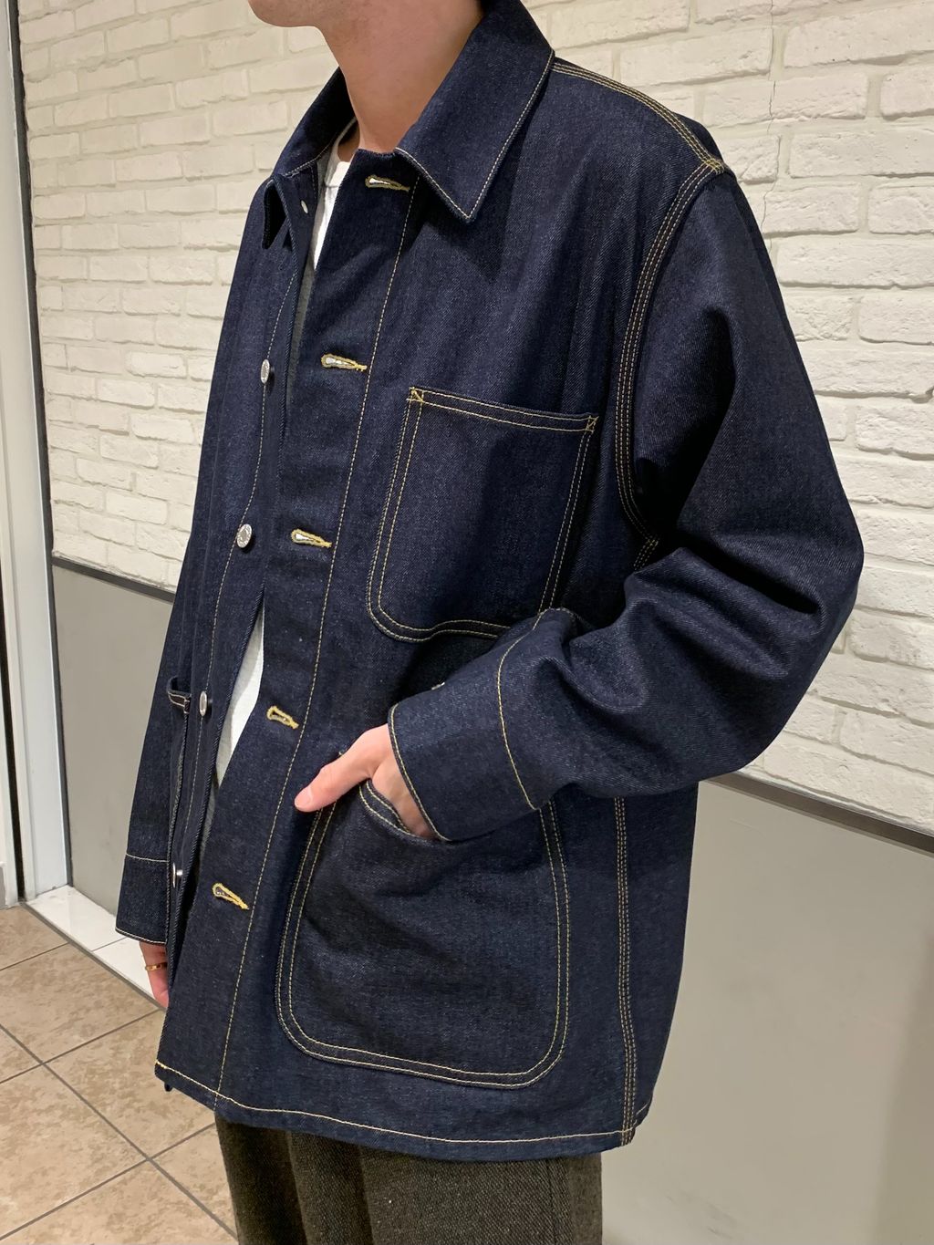 予約》クラフトデニム 13.5OZ カバーオールのコーディネートスナップ
