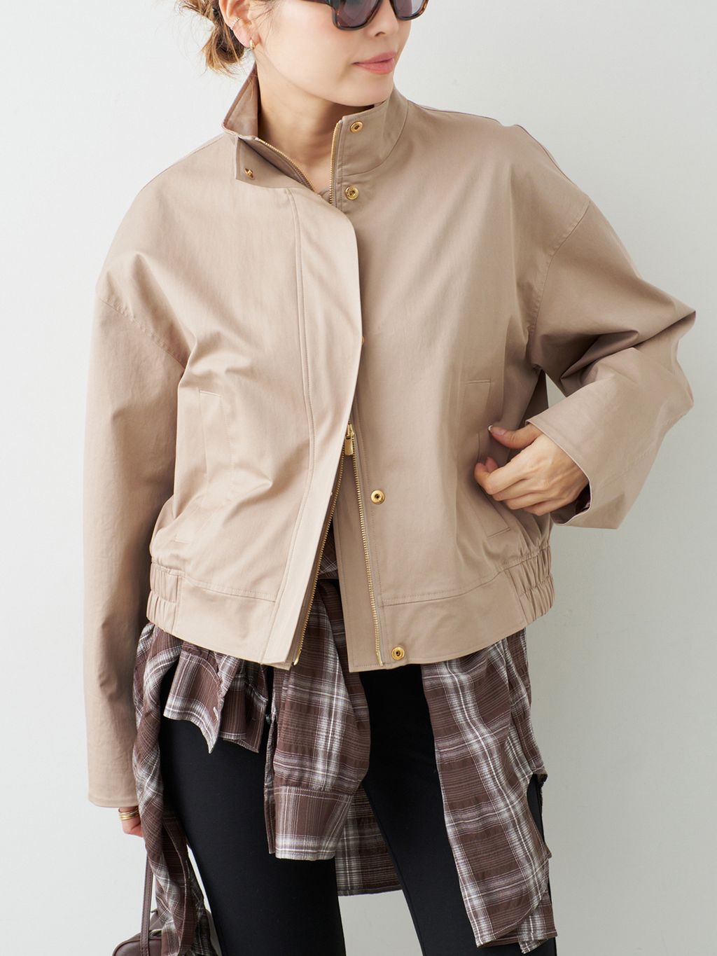 Deveaux Check Wash シャツのコーディネートスナップ（HIRO