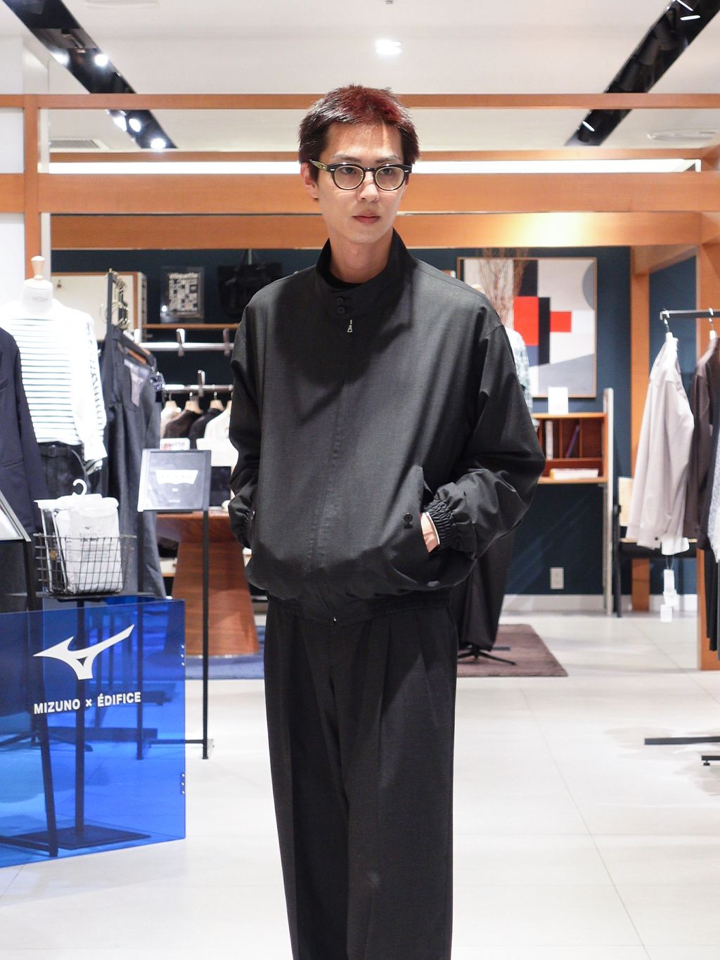 AURALEE (オーラリー) ULTRA FINE TROPICAL WOOL ZIP ブルゾンの