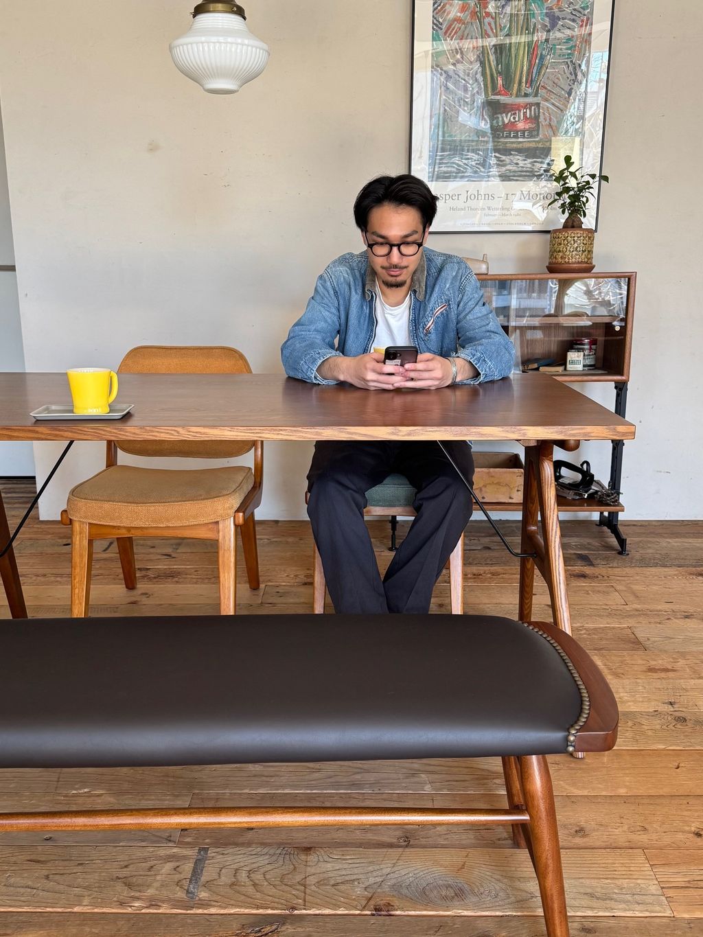大型商品》DOHNEY TABLE TOP W1300(MB) ドーニーテーブル 天板の