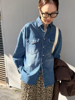 レオパードイージーパンツのコーディネートスナップ（Sally）｜SLOBE