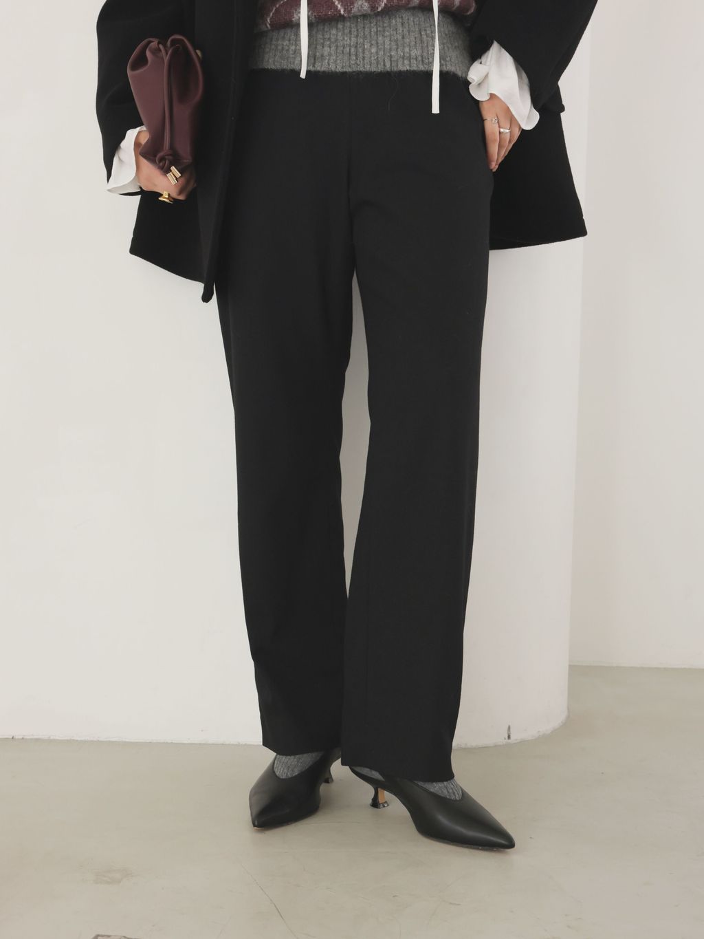 ブザムギャザーブラウスのコーディネートスナップ（sakurako）｜SLOBE