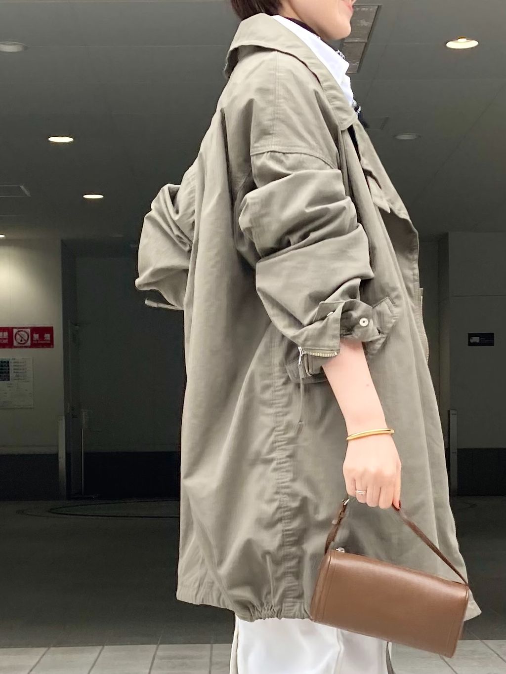 LISIERE MILITARY COATのコーディネートスナップ（STAFF K）｜L