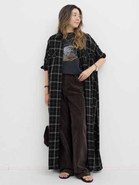 REMI RELIEF/レミ レリーフ】 CHECK SHIRT DRESS（シャツワンピース