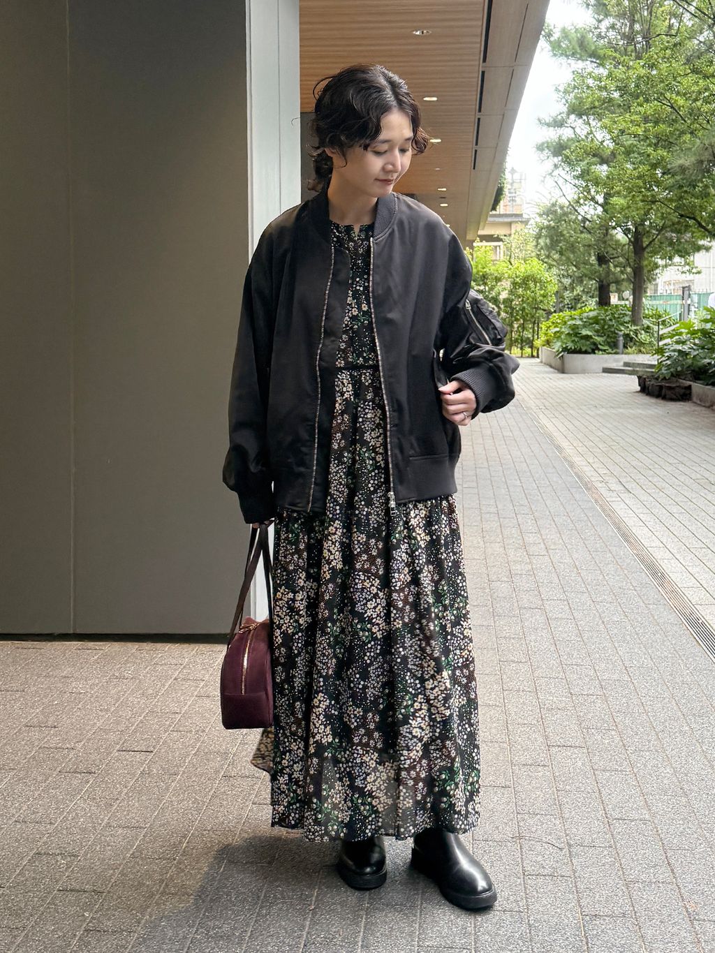 WEB限定/追加予約2》FLOWER PRINT ワンピースのコーディネートスナップ