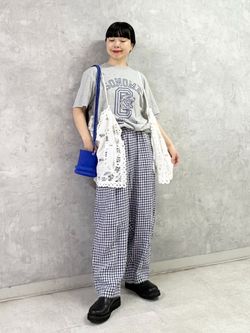 《追加2》バテンレース キャミブラウスのコーディネートスナップ（K.H