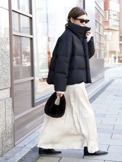 Short ダウン ジャケットのコーディネートスナップ（HIRO）｜Deuxieme