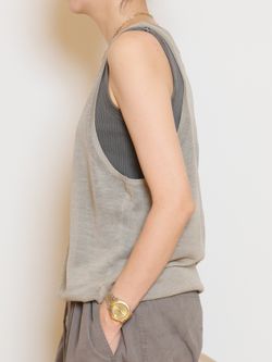 Vintage タンクトップのコーディネートスナップ（MUSE）｜MUSE de