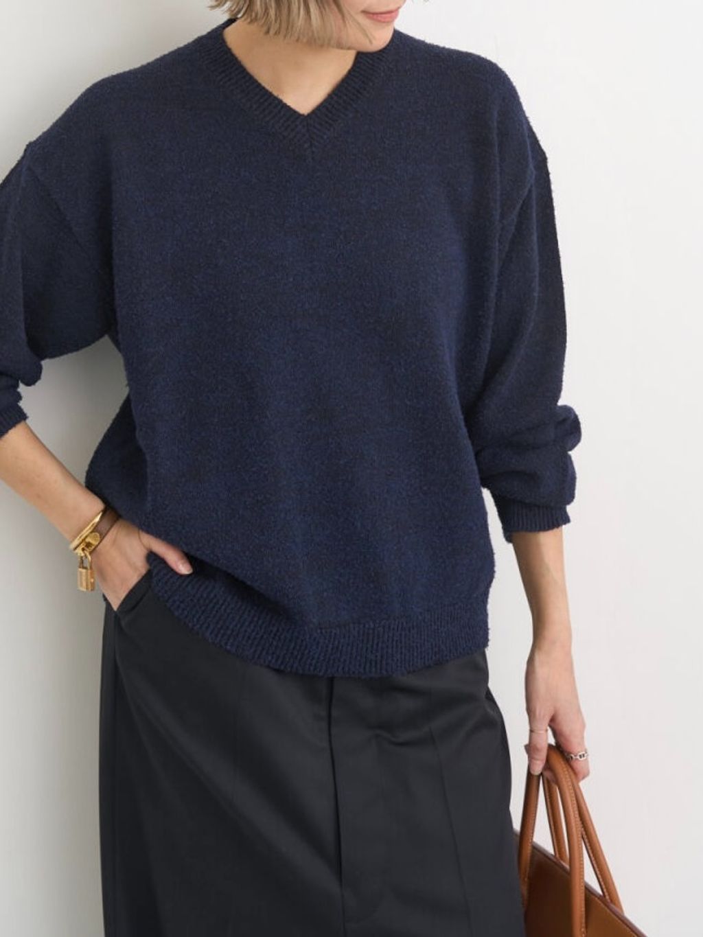 MAISON MARGIELA/メゾン マルジェラ】 V NECK KNITのコーディネート
