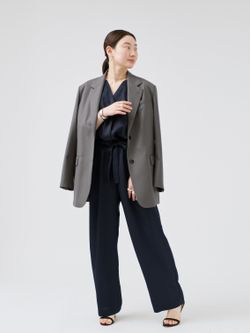 一部WEB限定／予約》サテンオールインワンのコーディネートスナップ