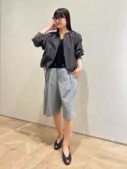 新色あり/追加2》ウォッシャブル シアーノーカラーブルゾンの