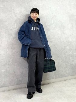 Print Damage Hoodieのコーディネートスナップ（K.H）｜journal