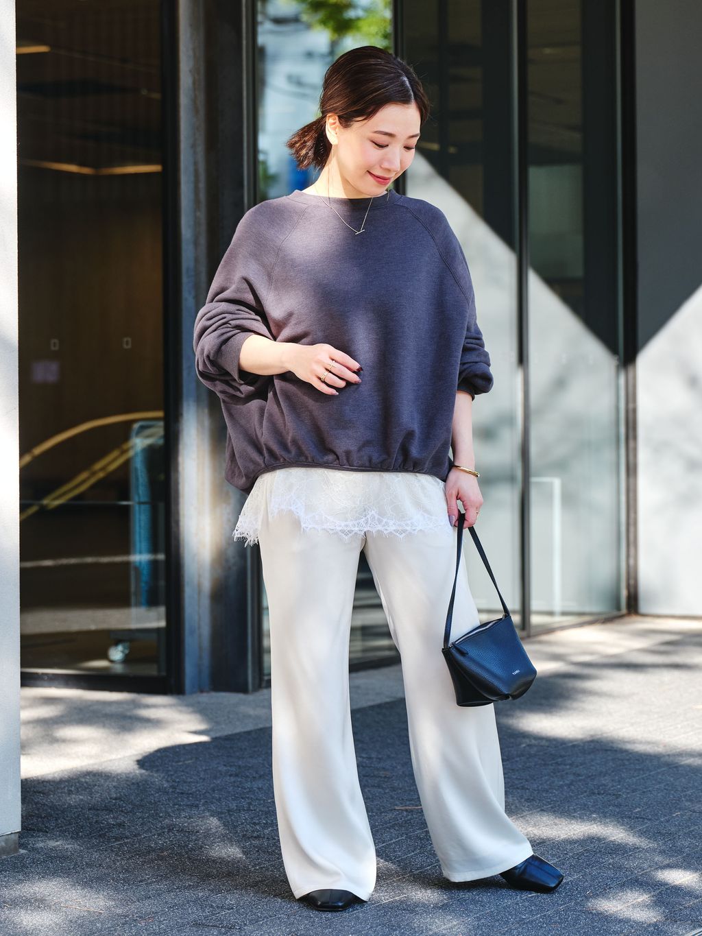 美品♡NOBLEコグザビッグスモーク LEILA WIDE CUFF SWEAT 追加》COG THE BIGSMOKE/コグザビッグスモーク LEILA WIDE CUFF SWEAT