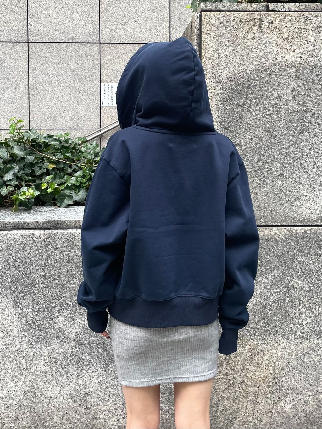 追加2》IPU83 Flont Zip Hoodieのコーディネートスナップ（rinka