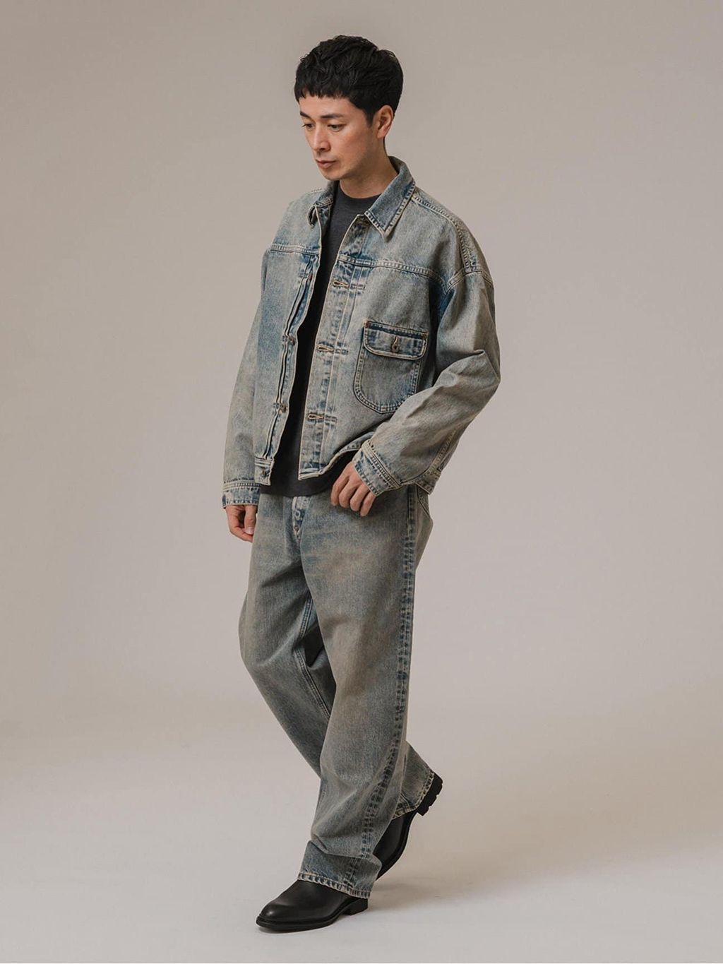 Lee for BOUCLE 別注 カウボーイジャケット フェードのコーディネート