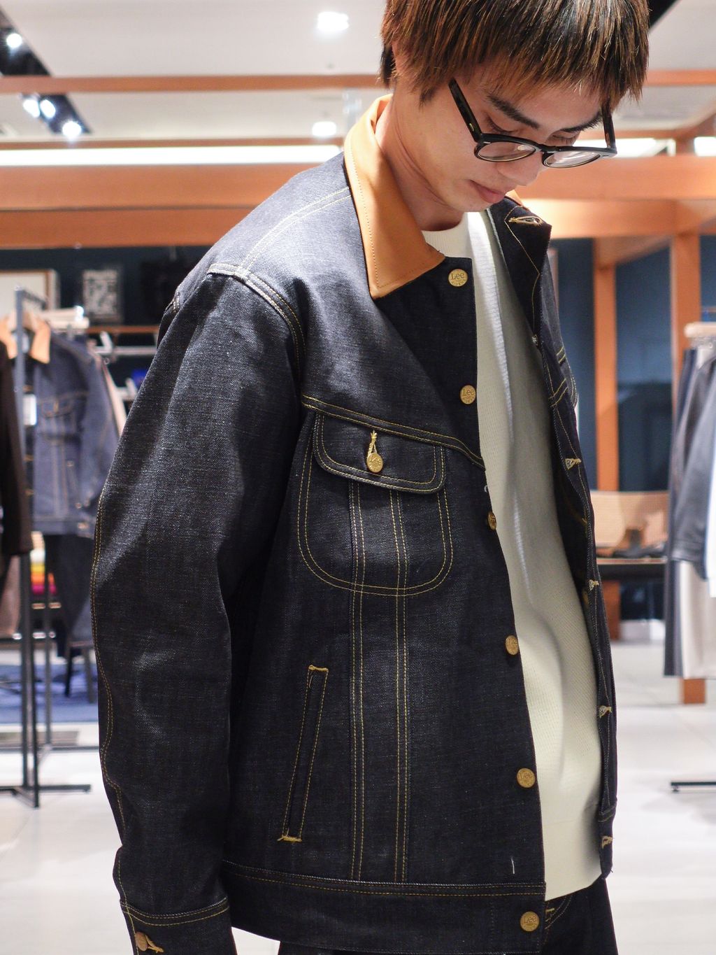 Lee (リー) 別注 101*101-J RIDERS RIGID デニムジャケットの