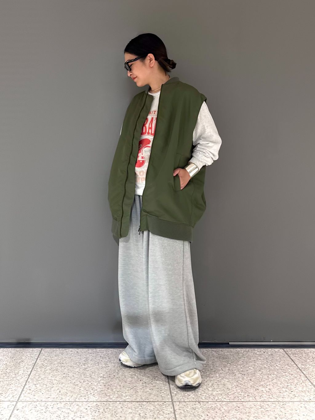 ナイロンMA1 ベストのコーディネートスナップ（R.Y）｜journal