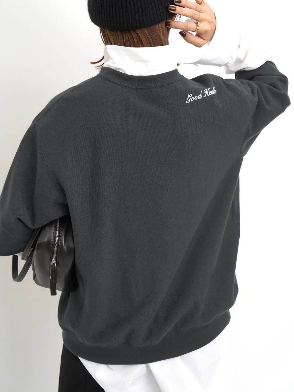 AMERICANA/アメリカーナ】 HALF SLEEVE SWEATのコーディネートスナップ