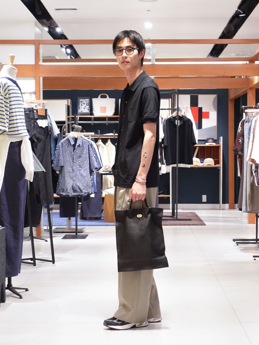 LACOSTE(ラコステ) 別注 COOLMAX フルオープン 半袖ポロシャツの
