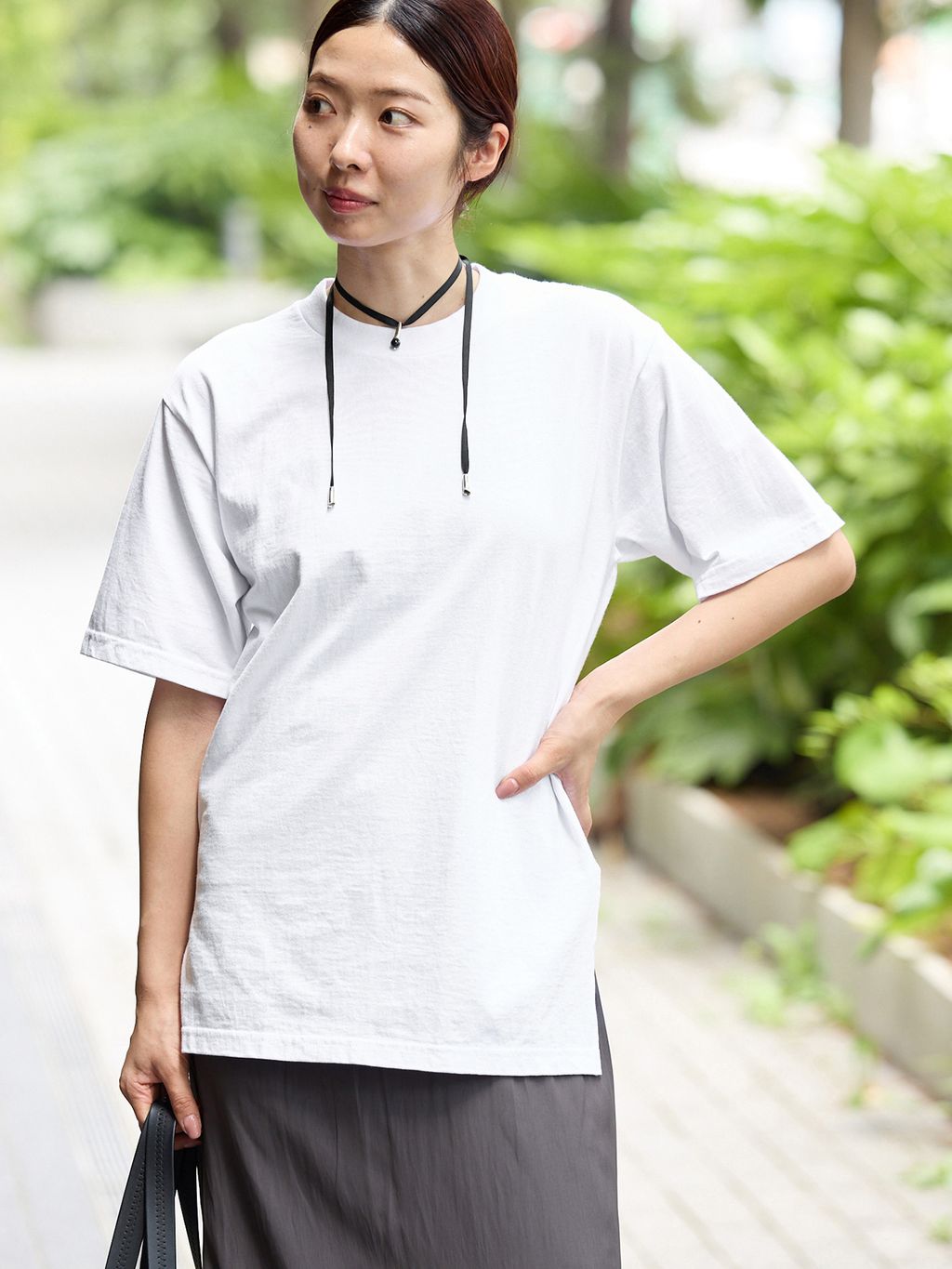 IENA - 美品★SINME★カットソー FOLKIN' VIOLETTE ROOM BACK OPEN TEE Tシャツ FVR26411の