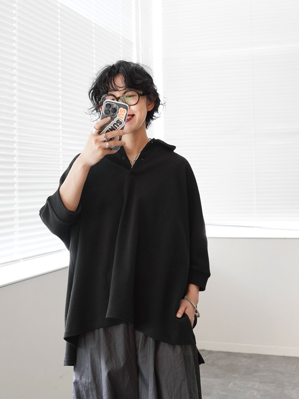 予約》タイプライター トリーパンツのコーディネートスナップ（KS