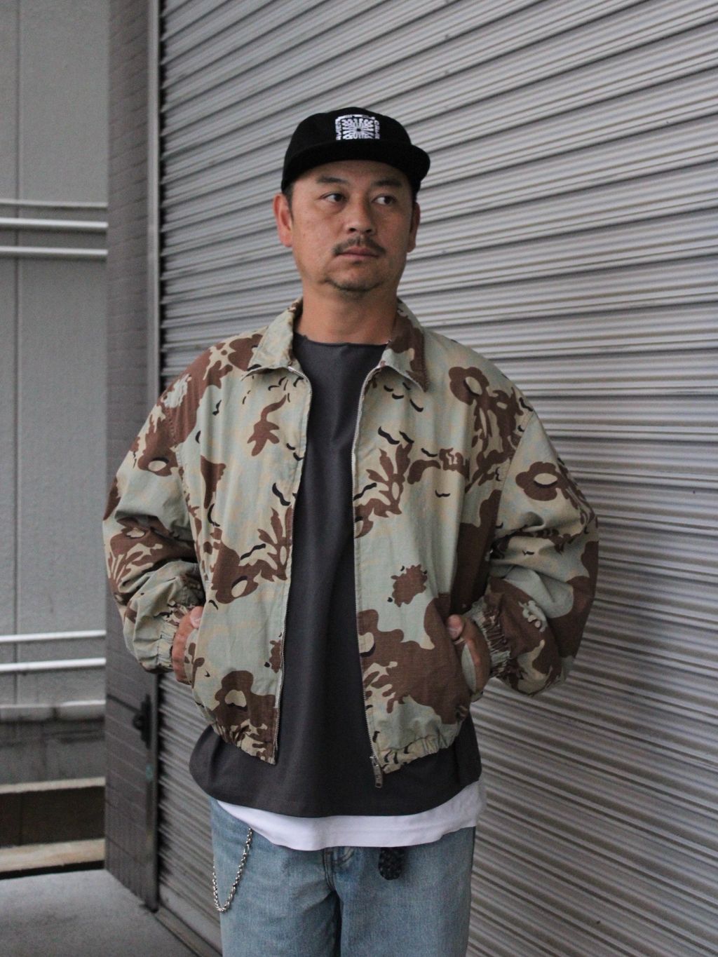 NOMARHYTHM TEXTILE / ノーマリズム テキスタイル Camo Flower Blouson