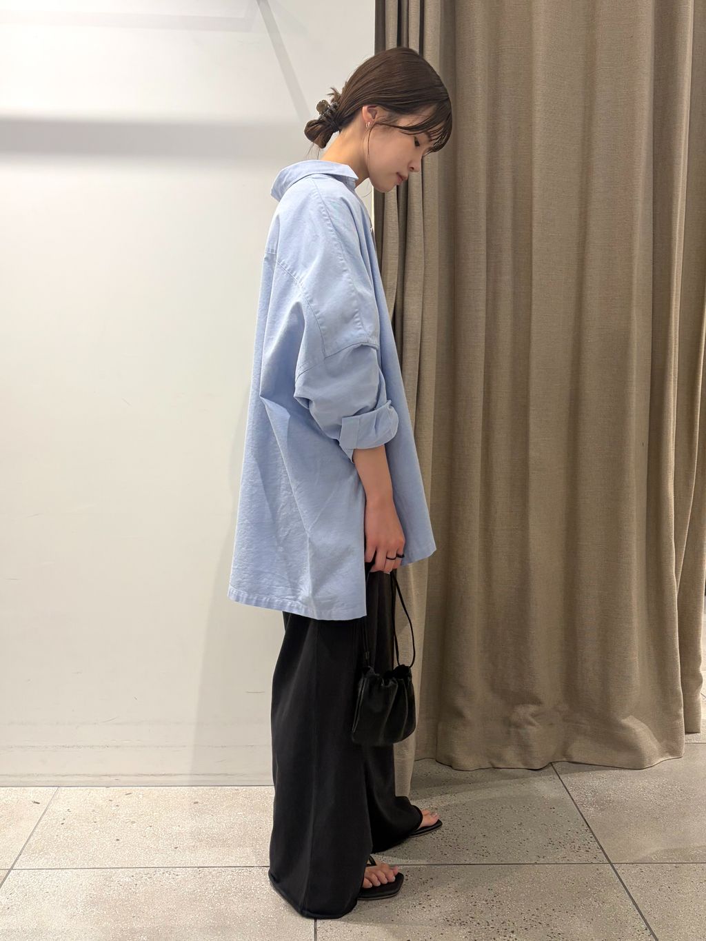 追加》Light OX Poncho シャツ 4のコーディネートスナップ（SAKI