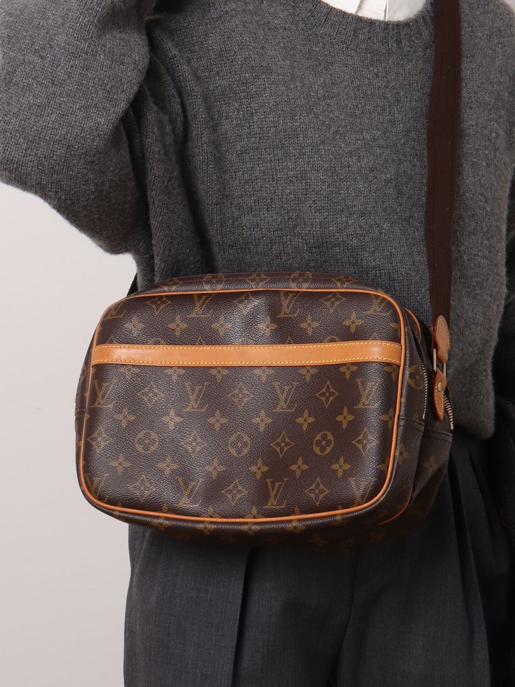 VINTAGE LOUIS VUITTON/ルイ ヴィトン】Reporter pmのコーディネート