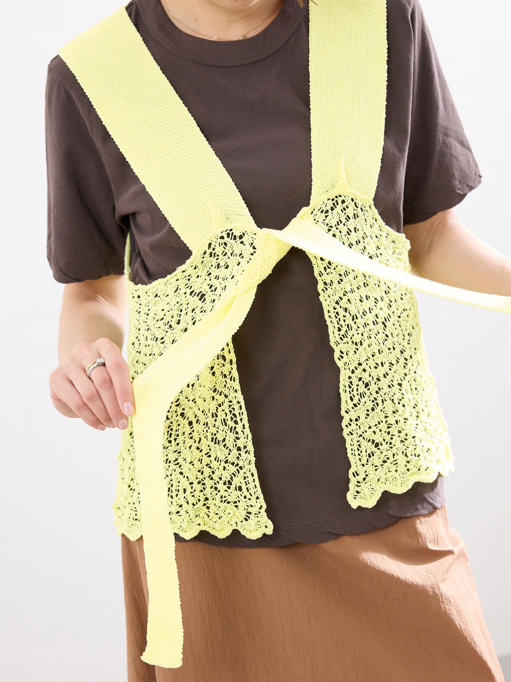 追加》enrica/エンリカ レースガラKNIT ニット KNIT 225の