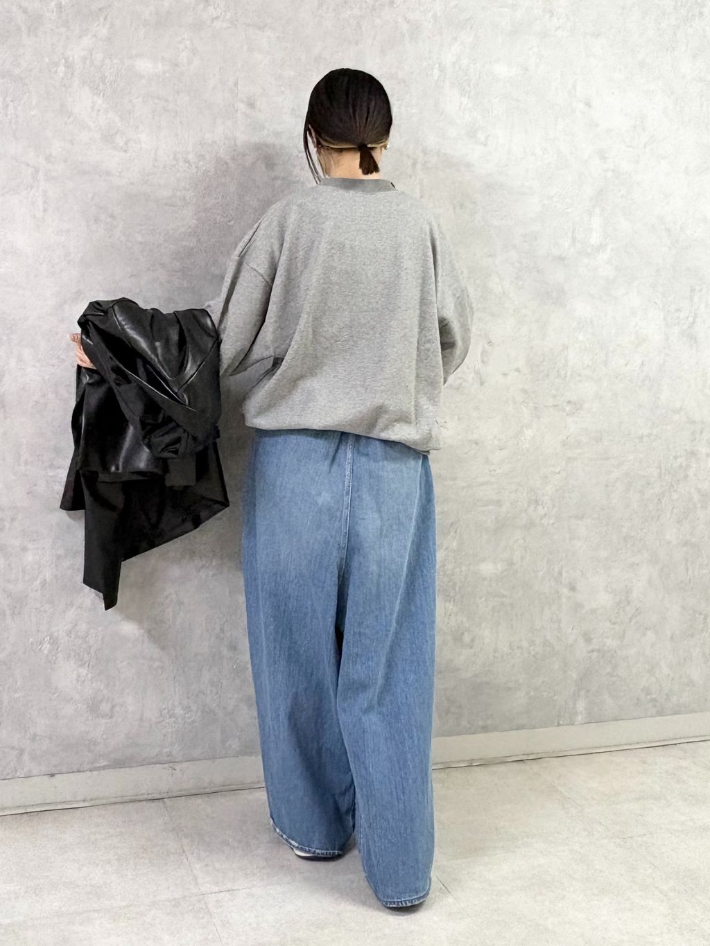 journal standard luxe SUNDAY ジャケット SUNDAY FAUXレザージャケットのコーディネートスナップ（K.H