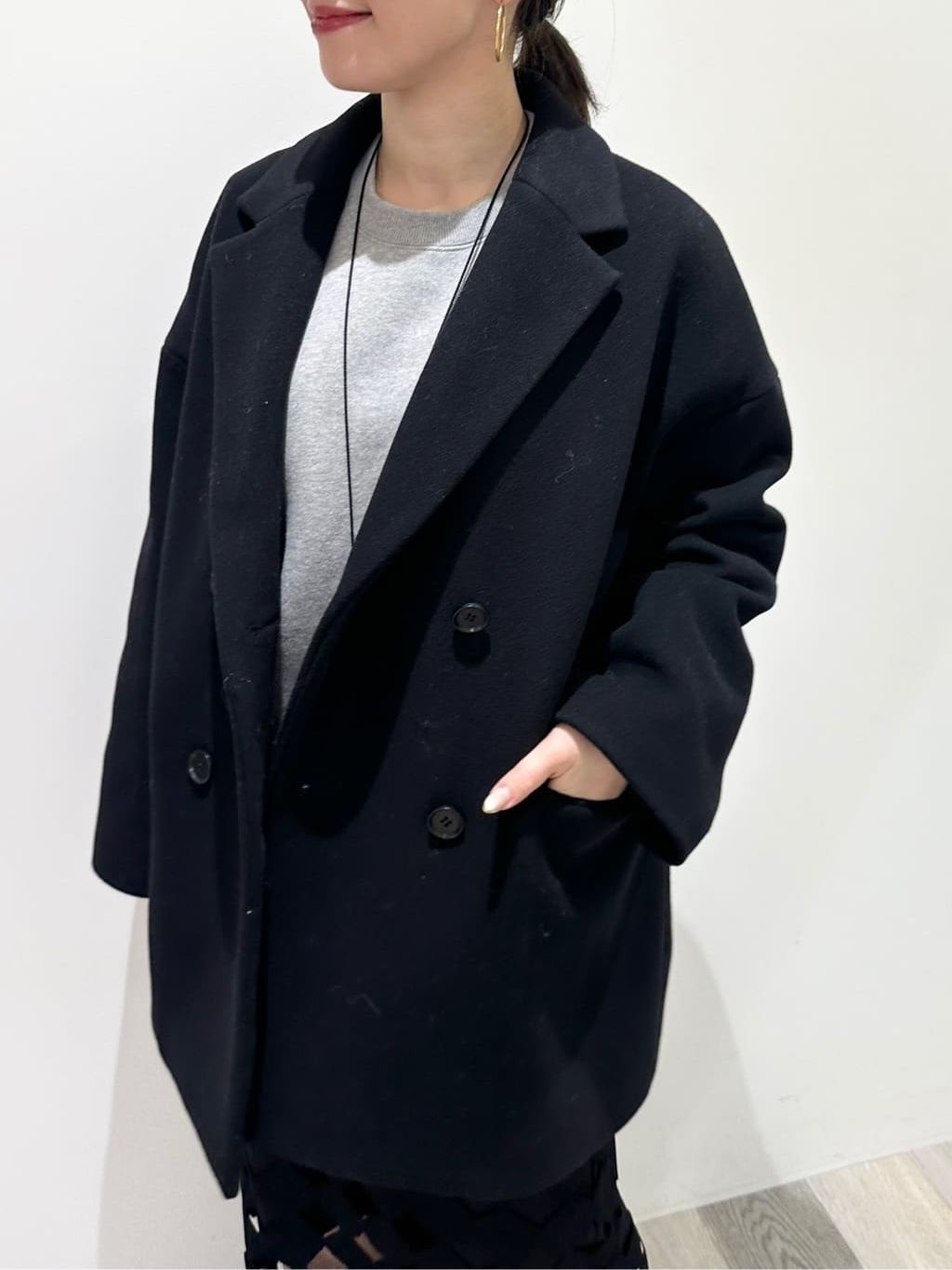 MTRオーバーPコートのコーディネートスナップ（ayumi）｜NOBLE