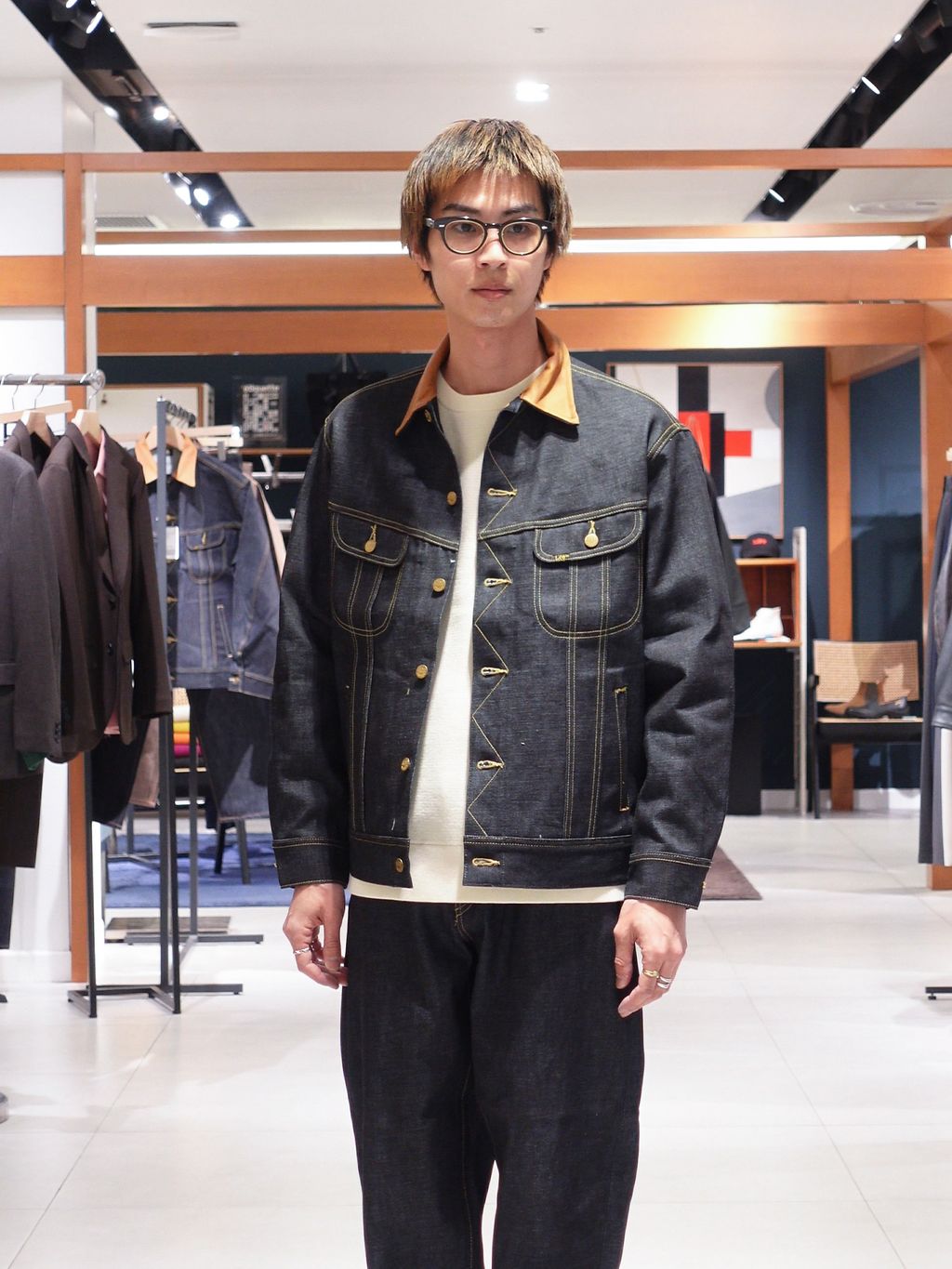 予約》Lee (リー) 別注 101*101-J RIDERS RIGID デニムジャケットの