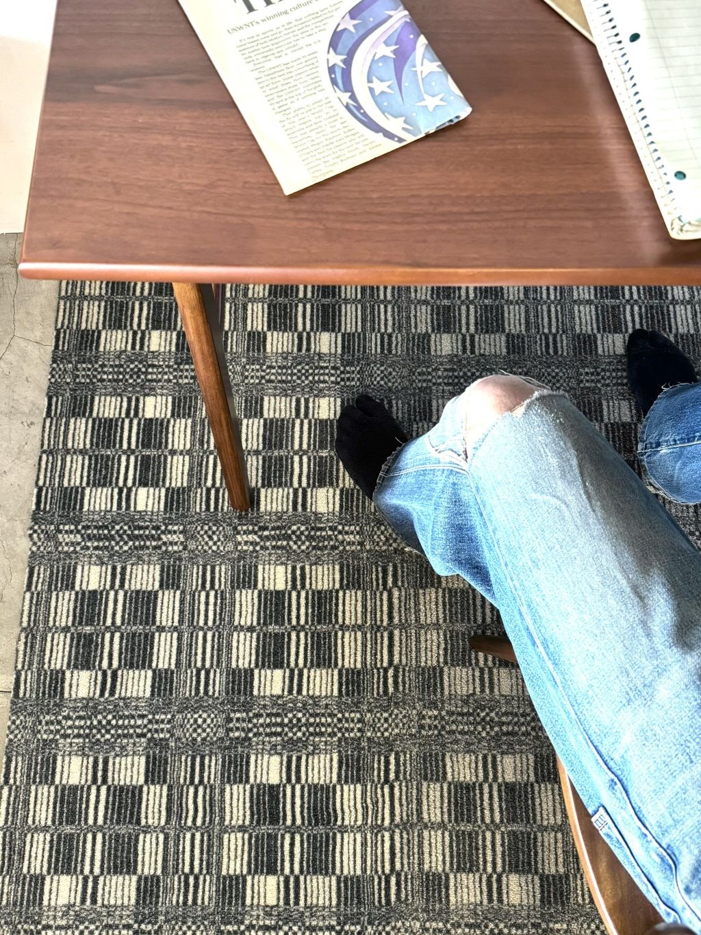 CARPET TILE OVERSHOT 6P カーペットタイルのコーディネートスナップ