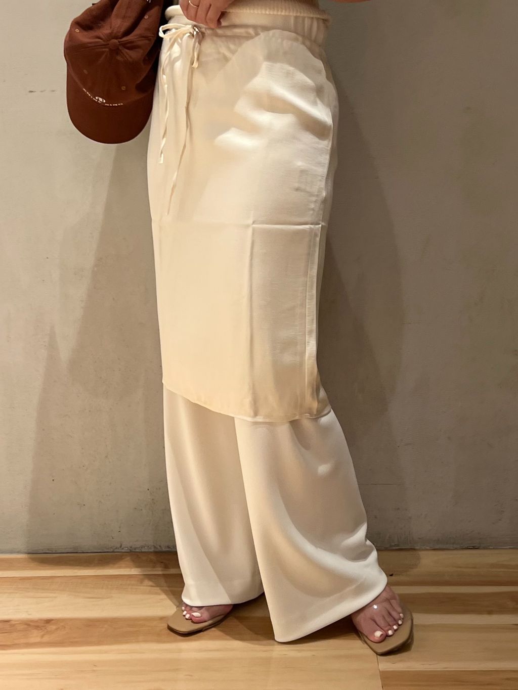 le / ル 別注 RIBBED CAP SLEEVELESS KNIT トップスのコーディネート