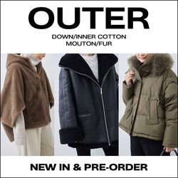 DOWN,MOUTON,FUR etc. | ウール以外の本命アウター｜Deuxieme
