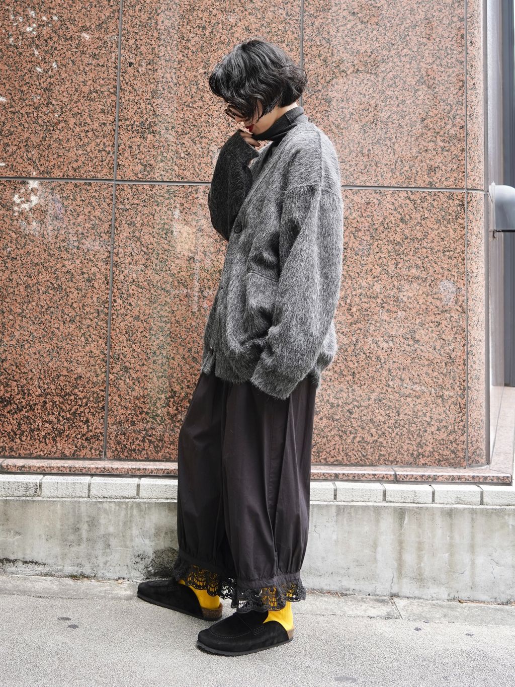 T's ALPACA MIX SHAGGY CDのコーディネートスナップ（KS）｜journal