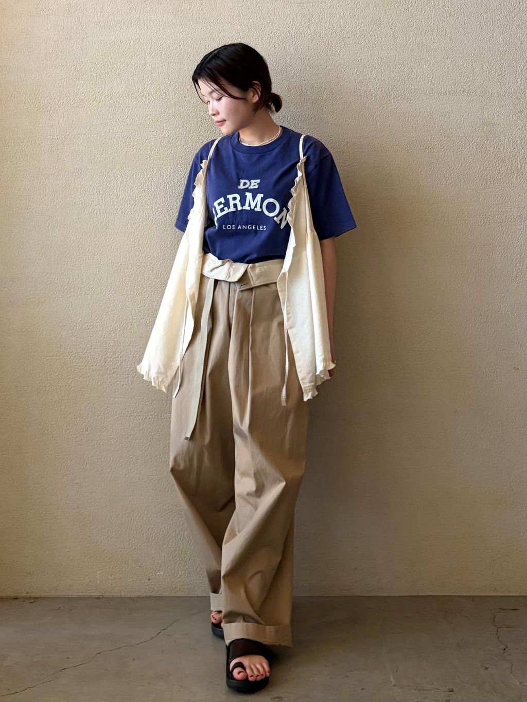 ジャーナルスタンダードラックスSUNDAY ハンサムチノパンツ SUNDAY ハンサムチノパンツのコーディネートスナップ（A.D）｜journal