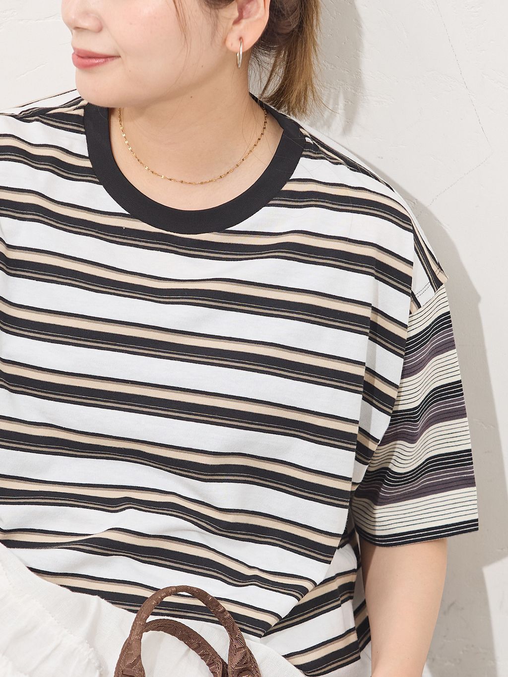 クレイジーボーダーTEEのコーディネートスナップ（Onda）｜JOURNAL