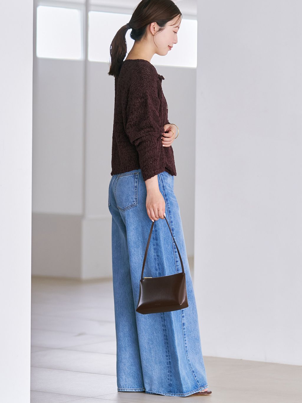 一部店舗・WEB限定追加予約》Fringe yarn カーディガン 3の