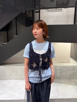 ビーズビスチェのコーディネートスナップ（Hiyori）｜IENA（イエナ